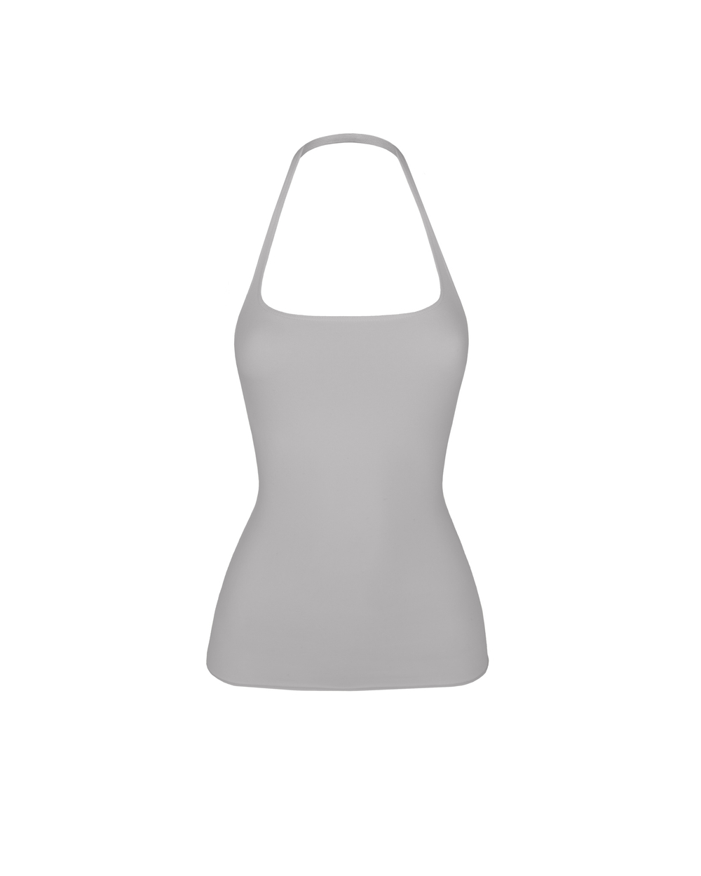 grey halter top