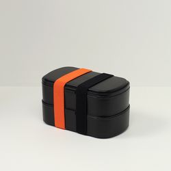 Ланч-бокс с приборами Food Time, 1 л, черный