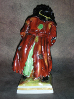 Статуэтка. Фарфор. Уличный нищий. Volkstedt. Германия