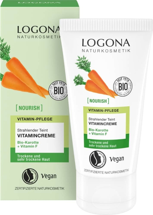 Витаминный крем Logona Nourish для сияющего цвета лица, 50 мл