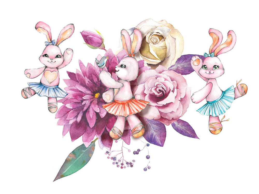 Дизайнерские обои Wall Street Rabbit Room