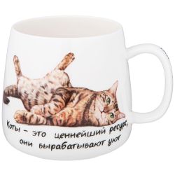 КРУЖКА LEFARD "БЕРИ КОТА" 400 МЛ (КОР=24ШТ.)