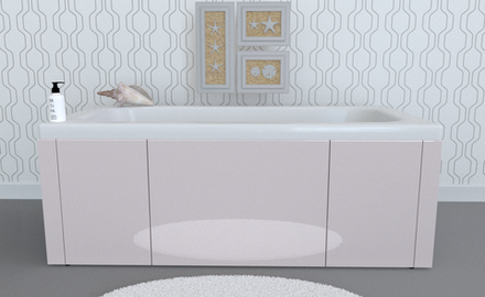 Экран под ванну комбинированный TR-8-004 макиоти глянец