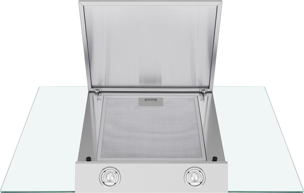 Кухонная вытяжка MAUNFELD Gloria 90 нержавеющая сталь/прозрачное стекло