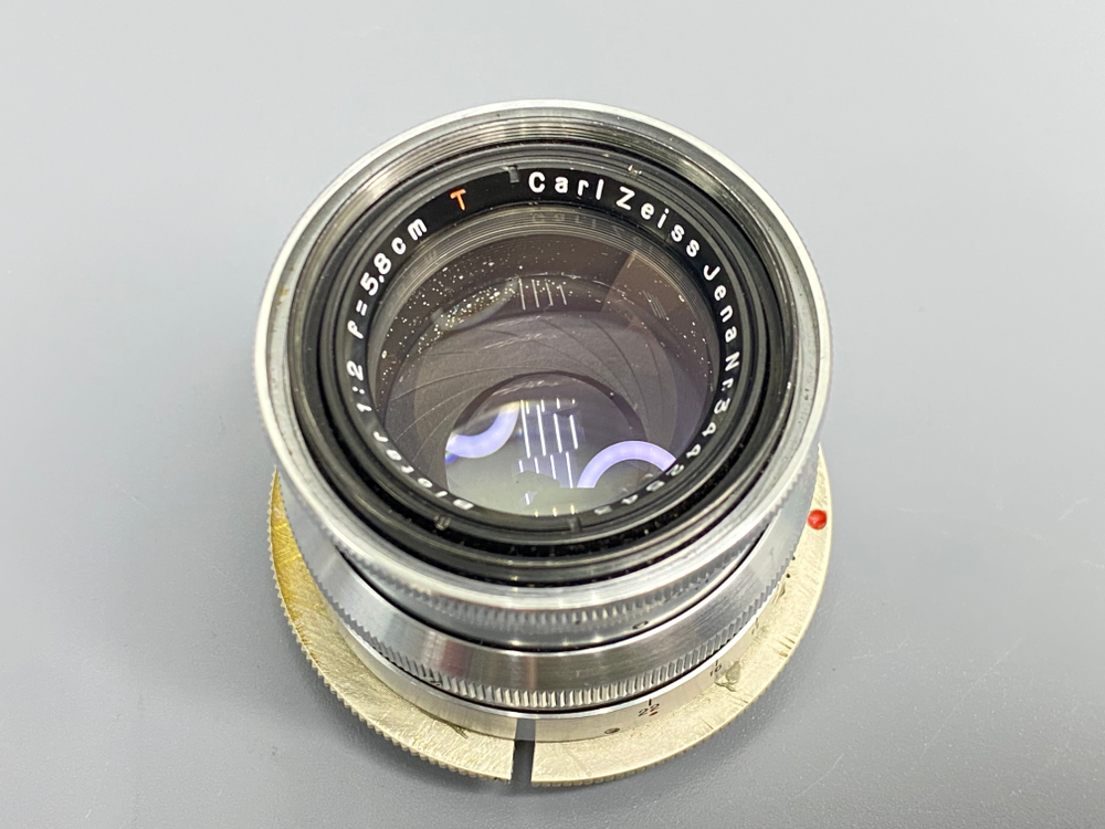Carl Zeiss Biotar T 2/58mm Разводы внутри