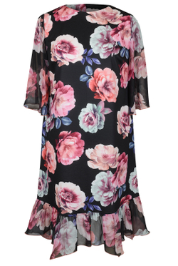 Трикотажное платье 2509ЛП, Шиповник #359Ш052509ЛП