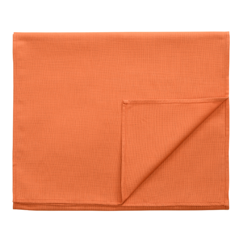 Дорожка на стол из хлопка оранжевого цвета Russian North 45х150 Tkano