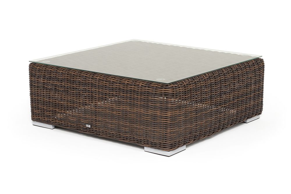 "Капри" журнальный столик плетеный, цвет коричневый