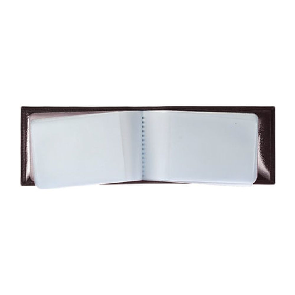 Визитница карманная BEFLER "Грейд" на 40 визитных карт, натуральная кожа, тиснение, коричневая, K.5.-9