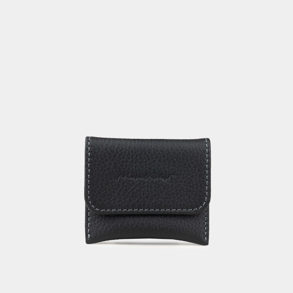 Кофр для украшений Small из кожи теленка, черного цвета