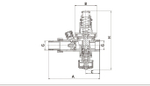 Клапан автоматической подпитки с манометром AOSKER 1/2‘’