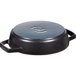 STAUB - Сковорода чугунная 20 см с двумя ручками, черная / артикул   40511-659-0  / GTIN 3272340022555