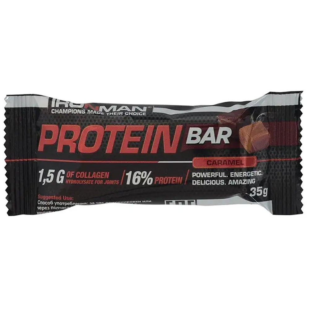 IronMan Protein Bar с коллагеном без сахара (50 гр.)