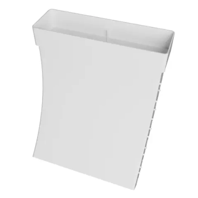 Отвод разноугловой пластиковый ERA вертикальный 60x204 мм