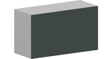 Кухня Модуль ШВГ 809 Белый / Бирюзовая мята