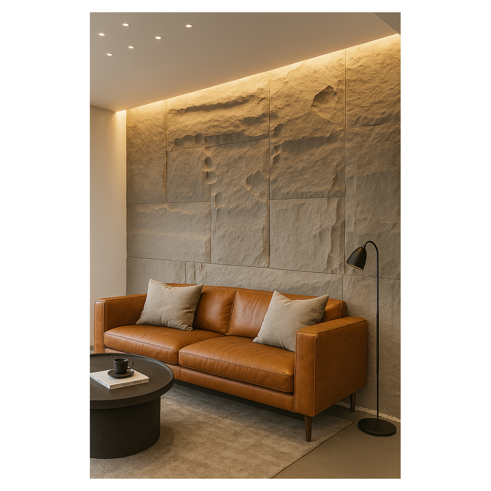 5 SM PU STONE PANEL-SP 4-Volcanic Grey
