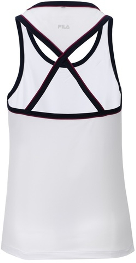 Топ теннисный Fila Top Jodie - white/navy comb