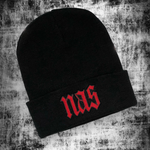 Шапка NAS-Illmatic black с подворотом