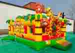 Коммерческий надувной батут "Сафари-экскурсия", с горкой 5*4*2,8 м