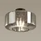 4746/1C PENDANT ODL21 487 дымчатый/черный Светильник потолочный E27 1*60W BINGA