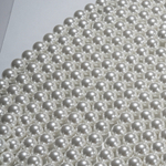 Хрустальный жемчуг, оттенок "Белый", шар 10мм, улучшенное покрытие