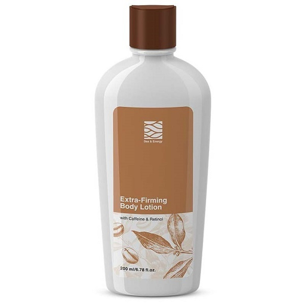 Суперподтягивающее молочко для тела с Кофеином и Ретинолом Sea&Energy Extra Firming Body Lotion 200мл