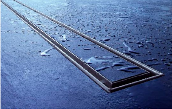 Дренажный канал TECE TECElinus 15103089 L=800 мм, 2 в 1 (tile/steel) с мембраной