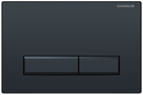 Клавиша для инсталляции CHARUS Raiden FP.321.DW.01, черный матовый