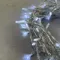 Светодиодная нить 100 холодных белых LED ламп, 10 м., 24В., прозрачный провод ПВХ, LTC (PST100-10-1W)