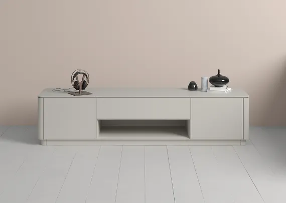 Тумба Tammi под ТВ ширина 200 см (серо-бежевый)