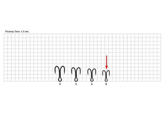 Двойной крючок BKK P51