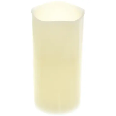 Сувенир с подсветкой «Свеча восковая - Звездная» 7,5*15 см - облита воском (работает от батареек 3 ААА)