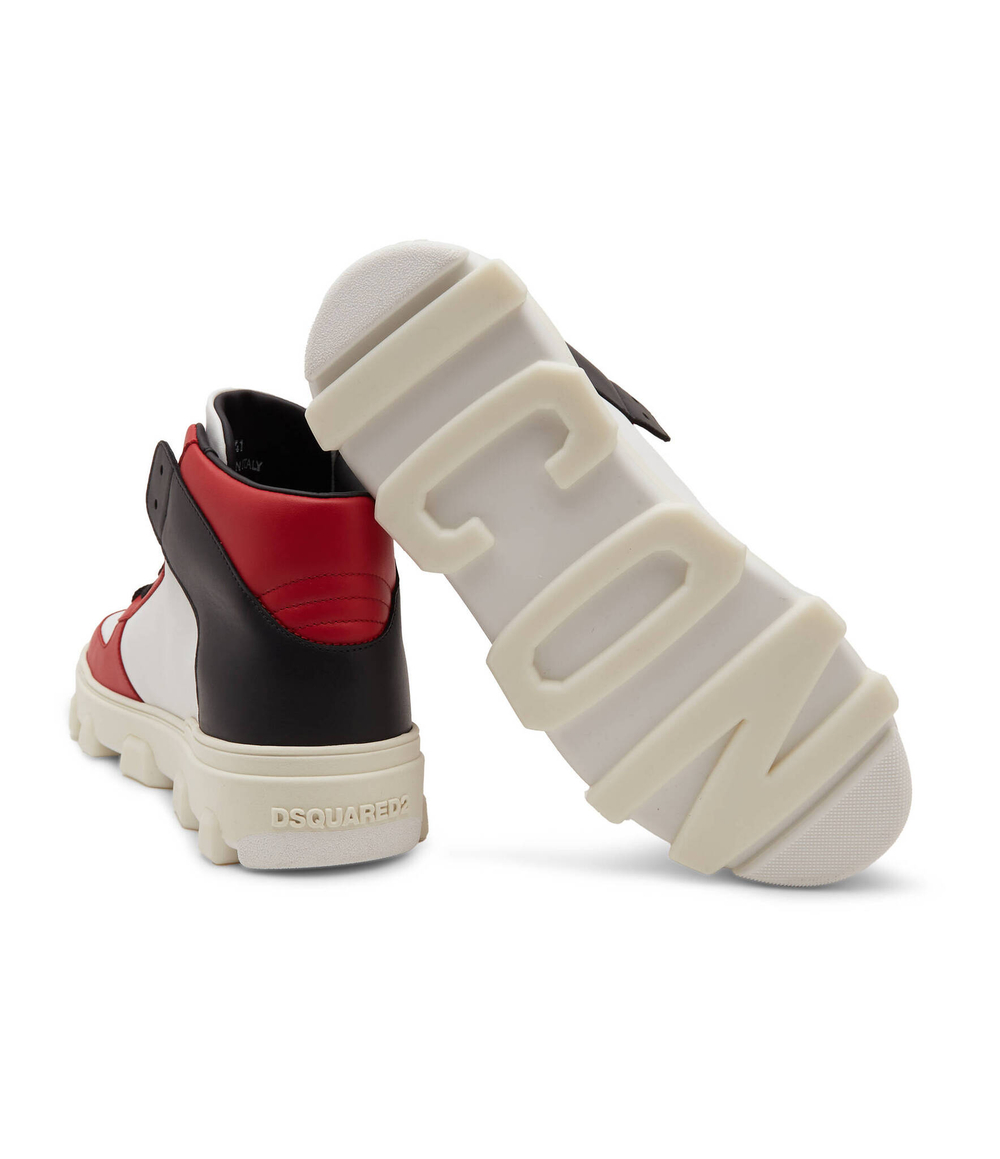 Кожаные кроссовки Dsquared2 - белый(SNM0351 01502228)