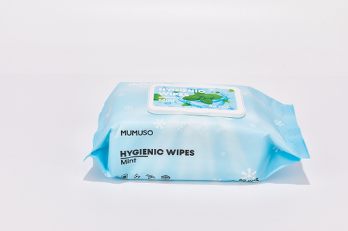 Влажные салфетки Mumuso с мятным ароматом