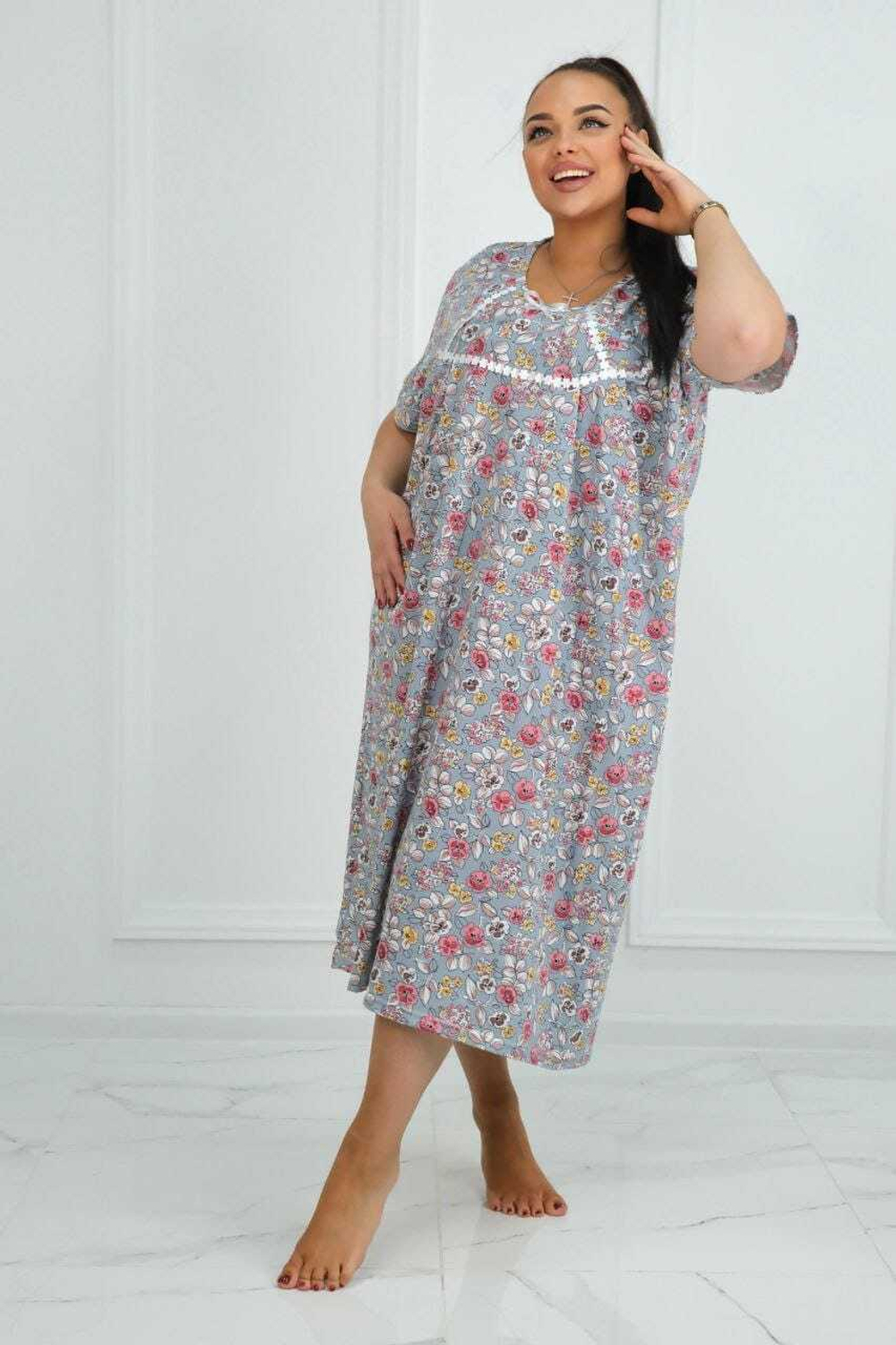 Сорочка х/б кор.рукав(великан) МВ0002