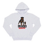 Толстовка "Ротвейлер - LOVE"