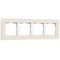 Рамка Werkel Split на 4 поста айвори/белый W0043066 4690389206092