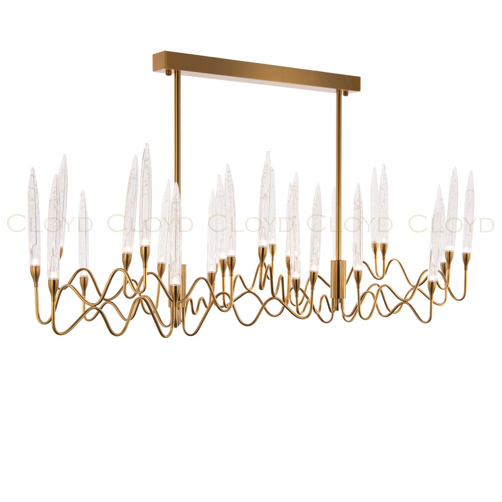 Люстра Cloyd ZOAR C26 / шир. 120 см - латунь (арт.10407)
