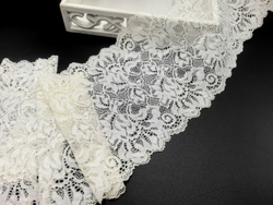 Эластичное кружево, 17,5см, молоко, Lauma (Артикул: EK-1023.P), м