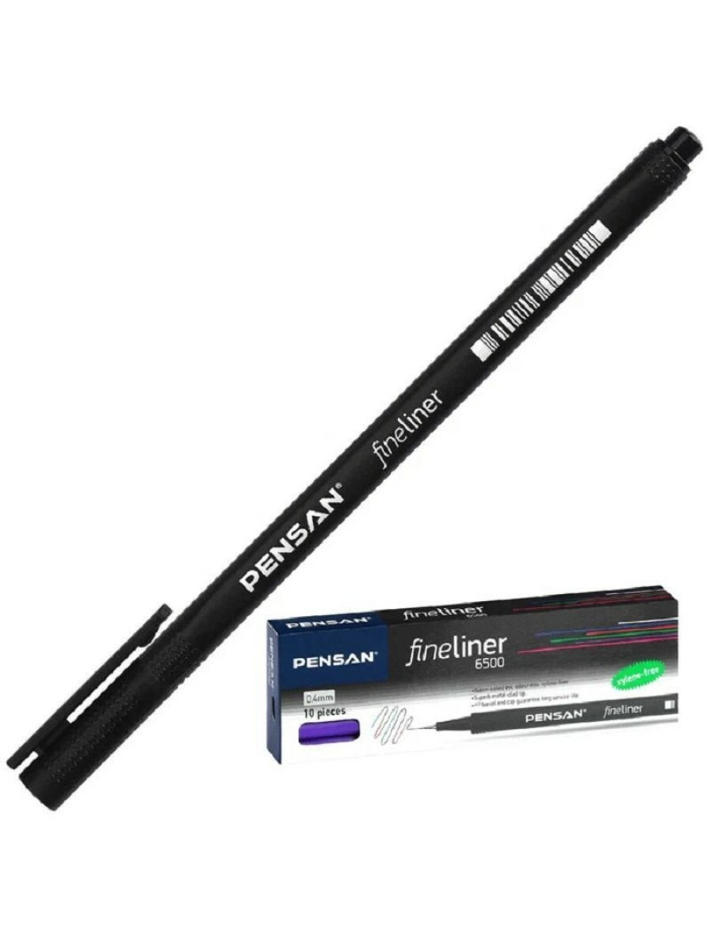 Ручка капилярная (линер) Pensan Fine черная 0,4мм