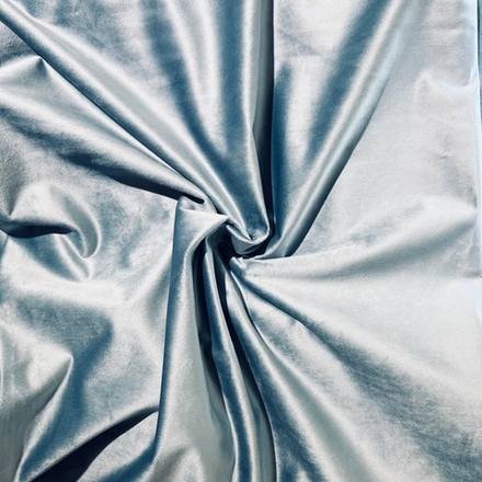 Штора из бархата светло-синего цвета 200*270 см