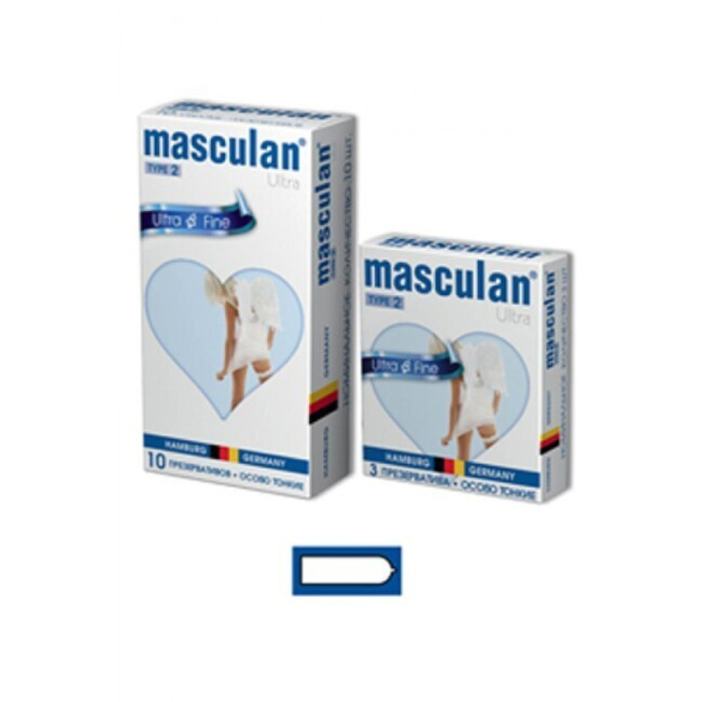 Презервативы Masculan Ultra Fine тип 2 (особо тонкие , 10 шт.) (Цвет: прозрачные)