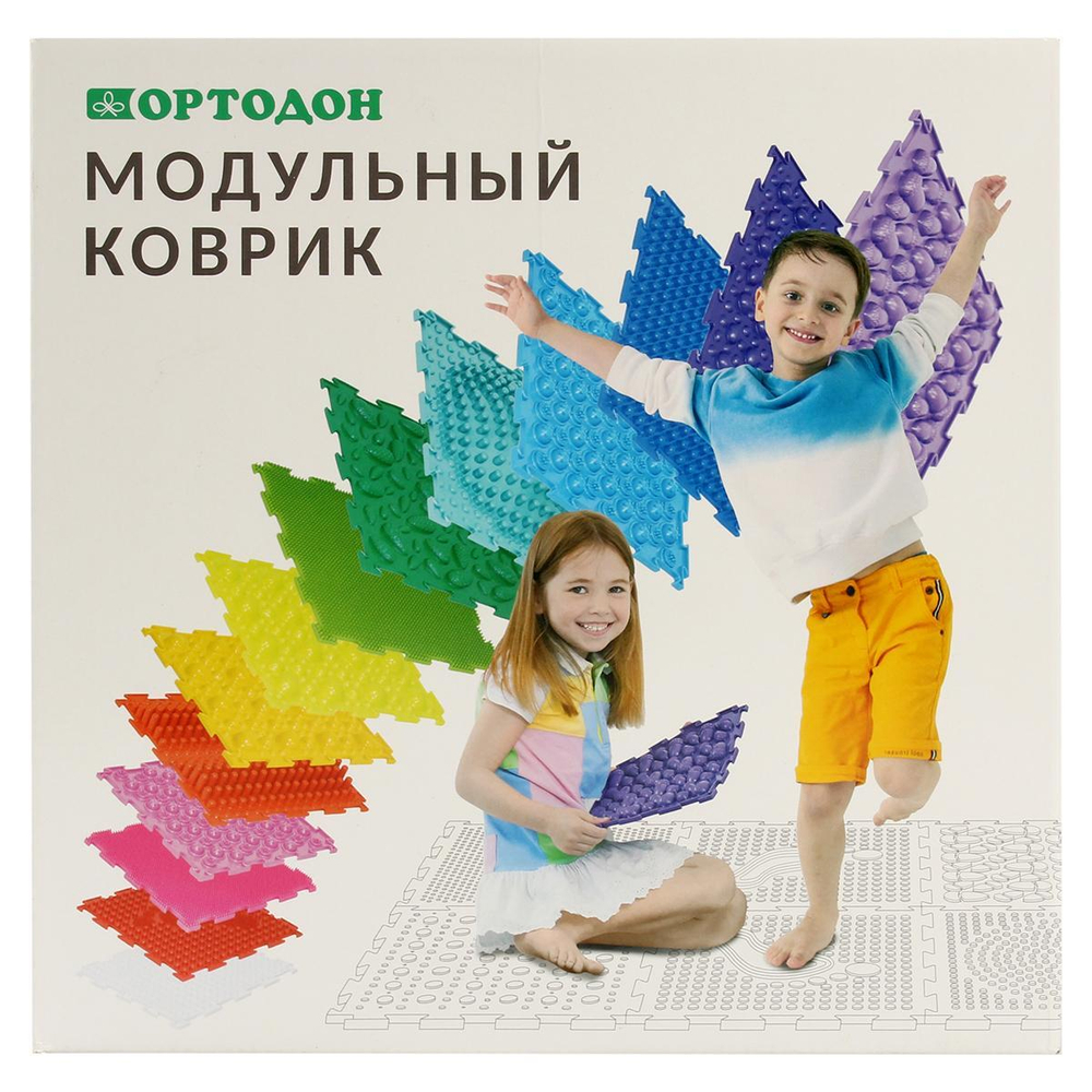 Набор модульных ковриков "Пружинки" мягкий 5эл. (Ортодон)