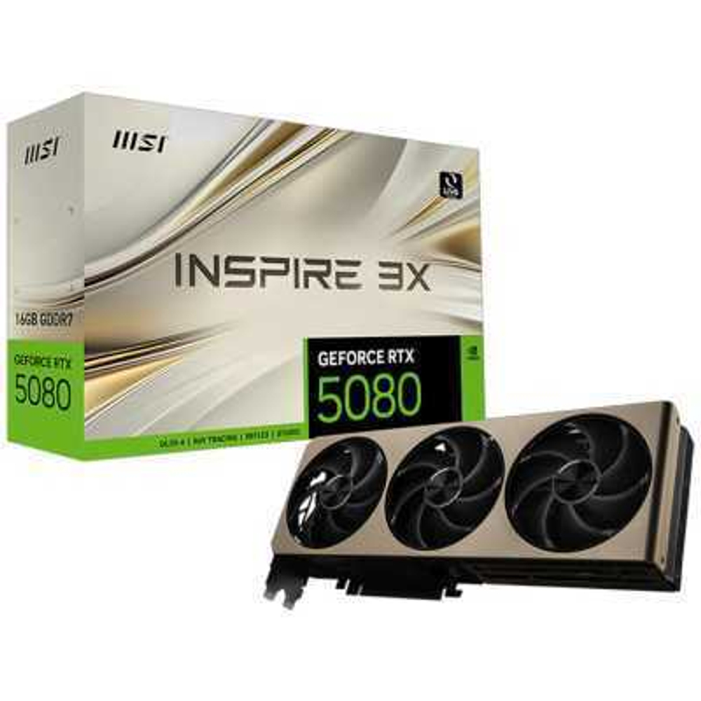 Видеокарта MSI nVidia GeForce RTX 5080 16G Inspire 3X