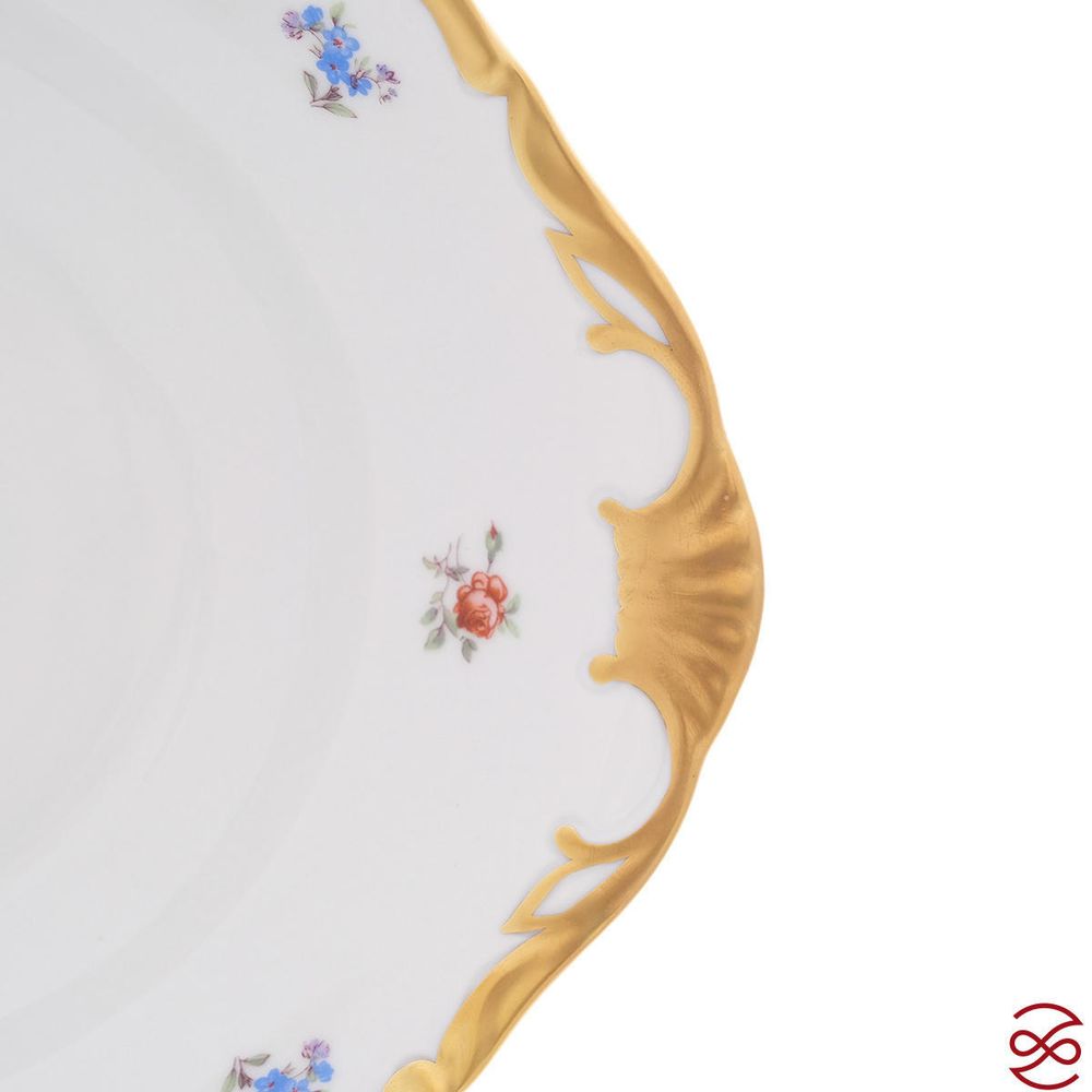 Блюдо для хлеба Queen's Crown Мелкие цветы 35 см