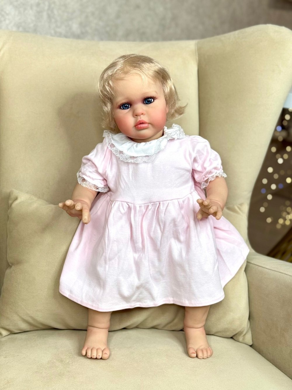 Кукла Реборн мягконабивная 60см (FA-953)