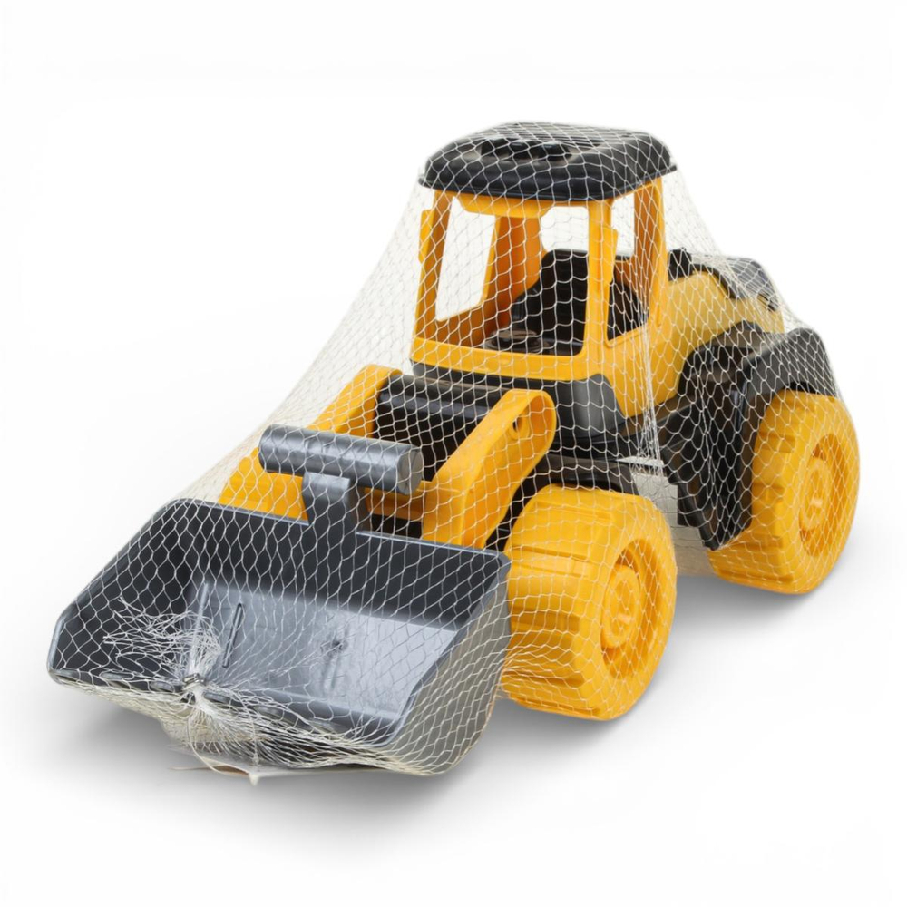 Трактор бульдозер чёрно-жёлтый (Технок)