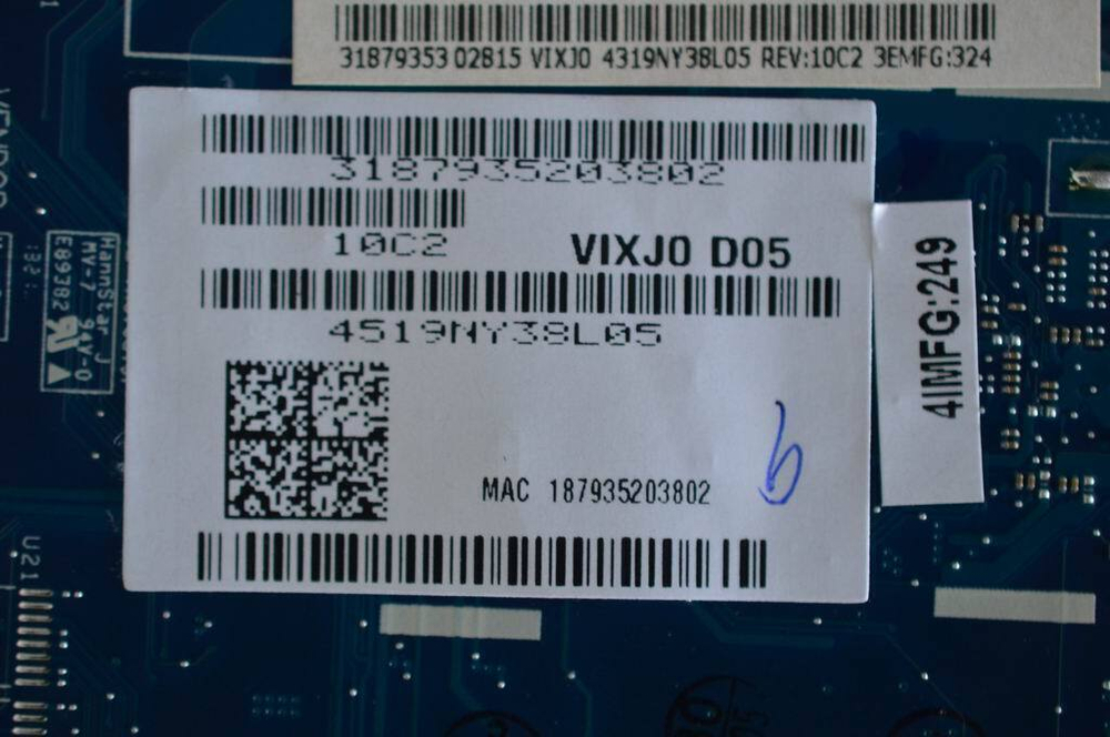 Материнская плата для планшета Lenovo MIIX 10 VIXJ0 MB W8S SSD-64G Wifi (90003393), оригинал