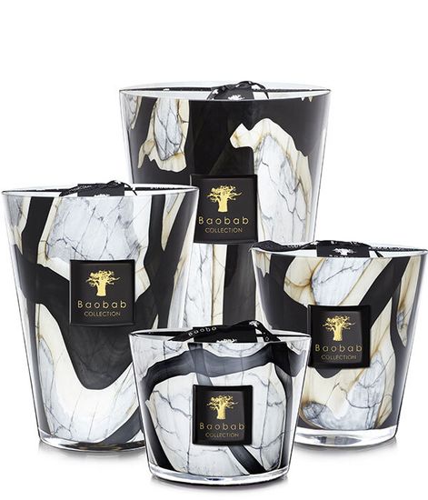 Marble, свеча Stones MAX 24, Baobab Collection