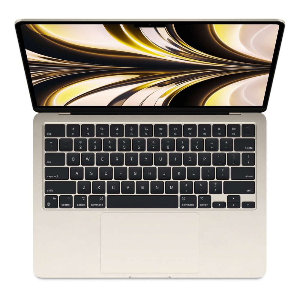 Apple MacBook Air 13" (M2, 8C CPU, 10C GPU, 2022) 16/256Gb SSD (MC7W4) Starlight, «сияющая звезда»